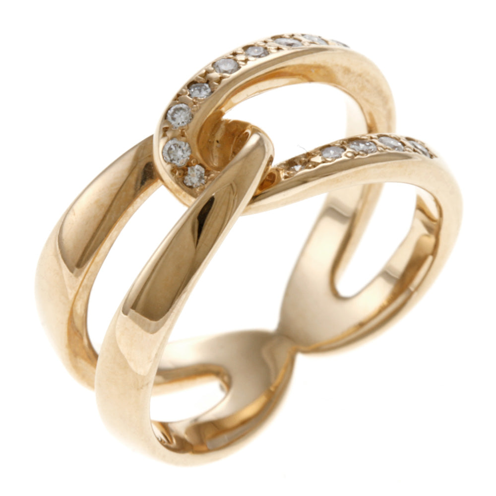 ヨンドシー 4℃ リング 指輪 12号 18金 K18イエローゴールド