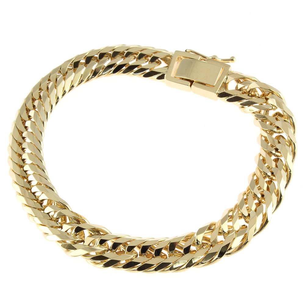 喜平 ブレスレット 約50g 8面トリプル 8DCT 20cm 留め具 中折れ式