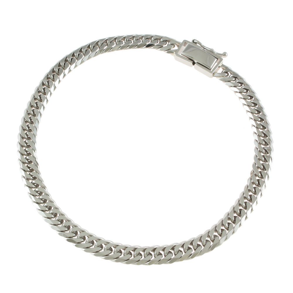 喜平 プラチナ ブレスレット 約21g 6面ダブル 6DCW 20cm 留め具中折れ