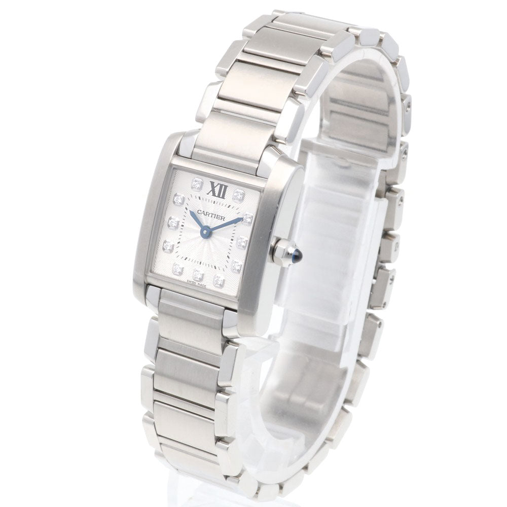 CARTIER カルティエ タンクフランセーズ SM 腕時計 ステンレススチール