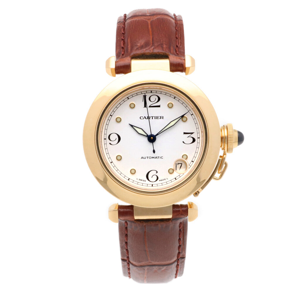カルティエ CARTIER パシャC 腕時計 時計 18金 K18イエローゴールド