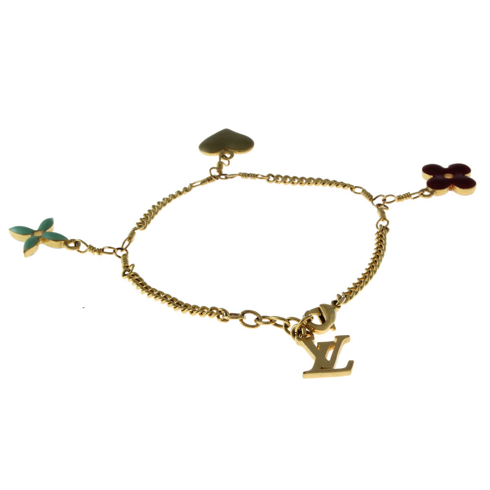 中古】 ルイ・ヴィトン LOUIS VUITTON ブレスレット 花 フラワー