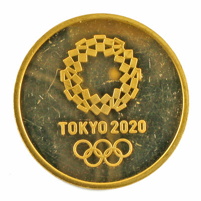 公式 東京2020オリンピック 純金メダリオン 大会エンブレム 記念コイン