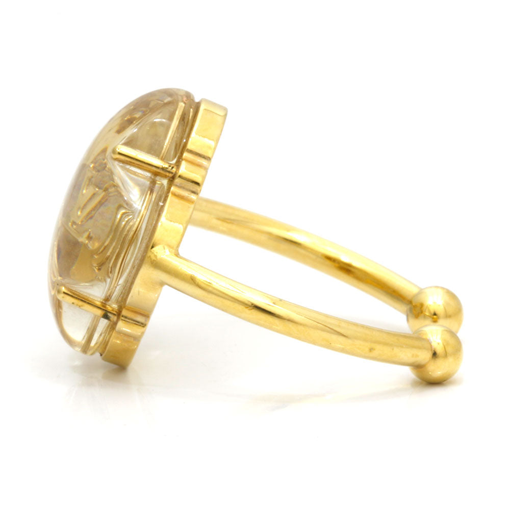 Used] Louis Vuitton LOUIS VUITTON Ring Flower Monogram Flower Berg