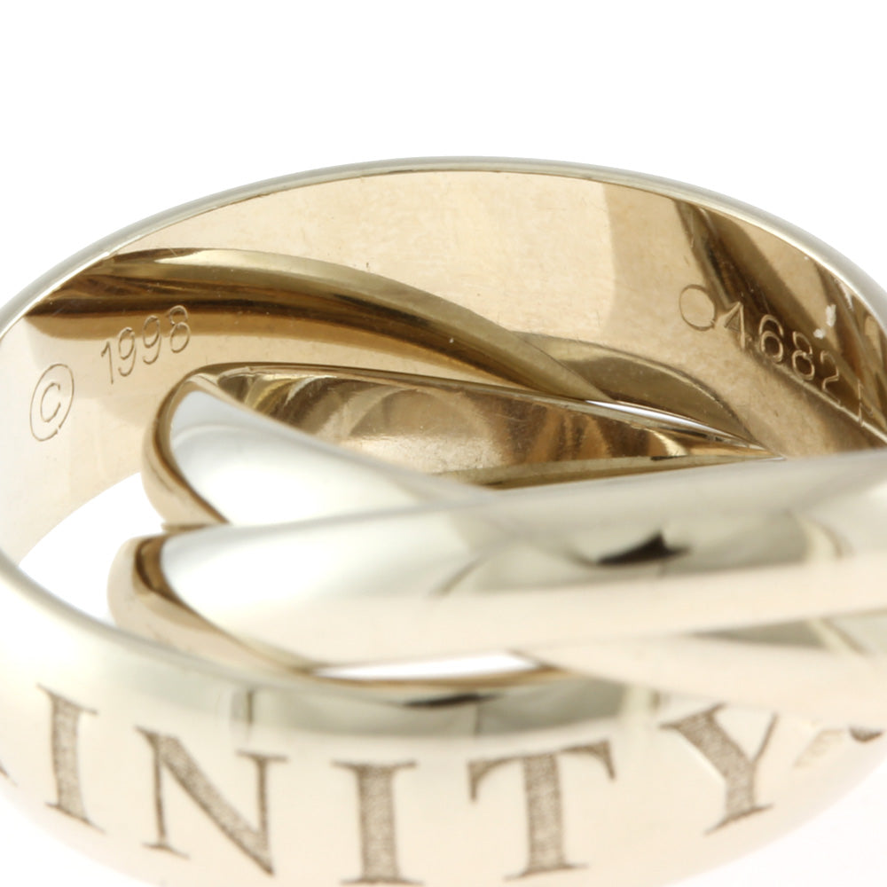 カルティエ CARTIER トリニティ 3連 リング・指輪 10号 18金 K18