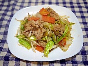 中華屋さんの味？！野菜たっぷり肉野菜炒め！ レシピ・作り方 by