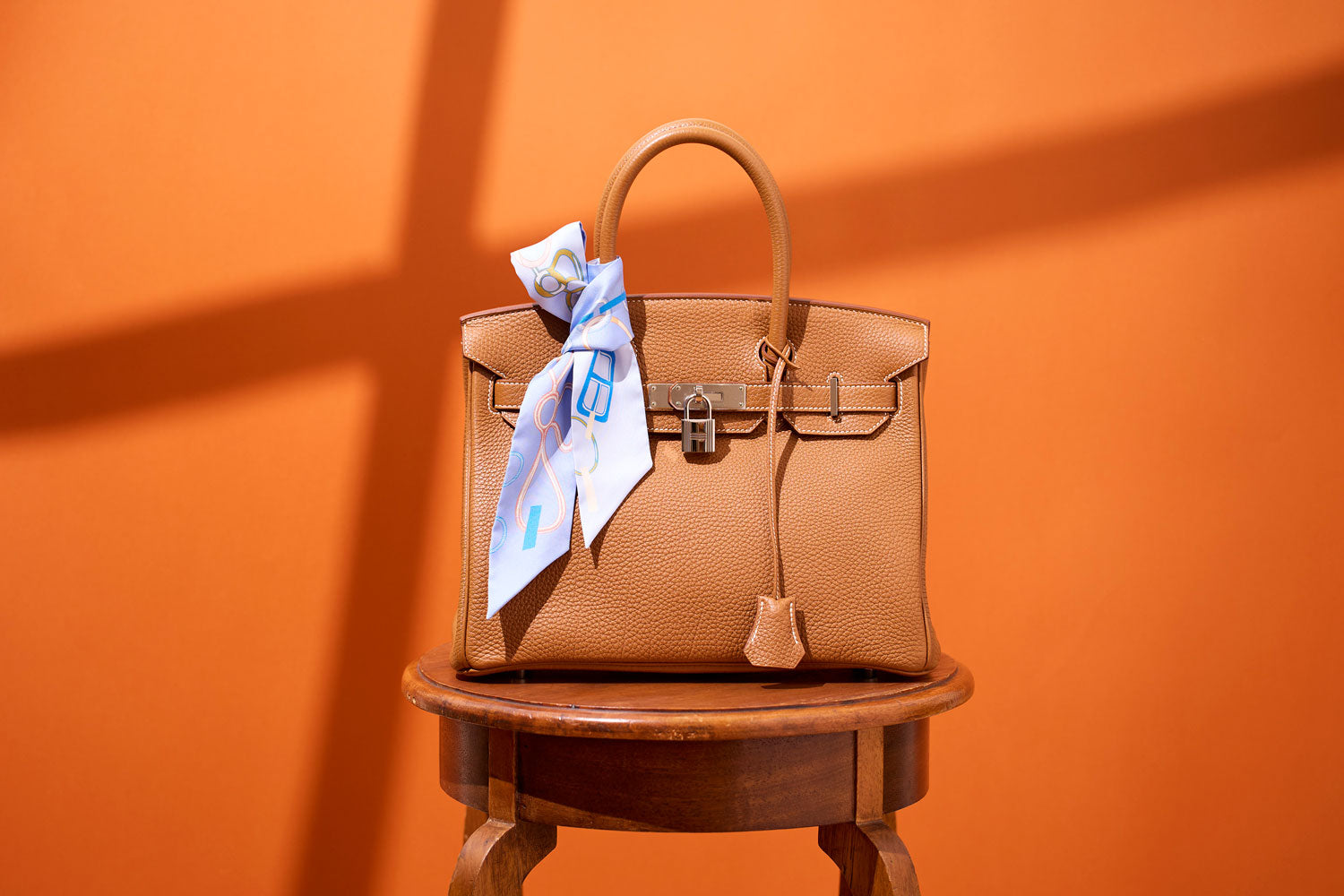 エルメス HERMES エルメス/ボリードポーチ/オレンジキャンバス/SA