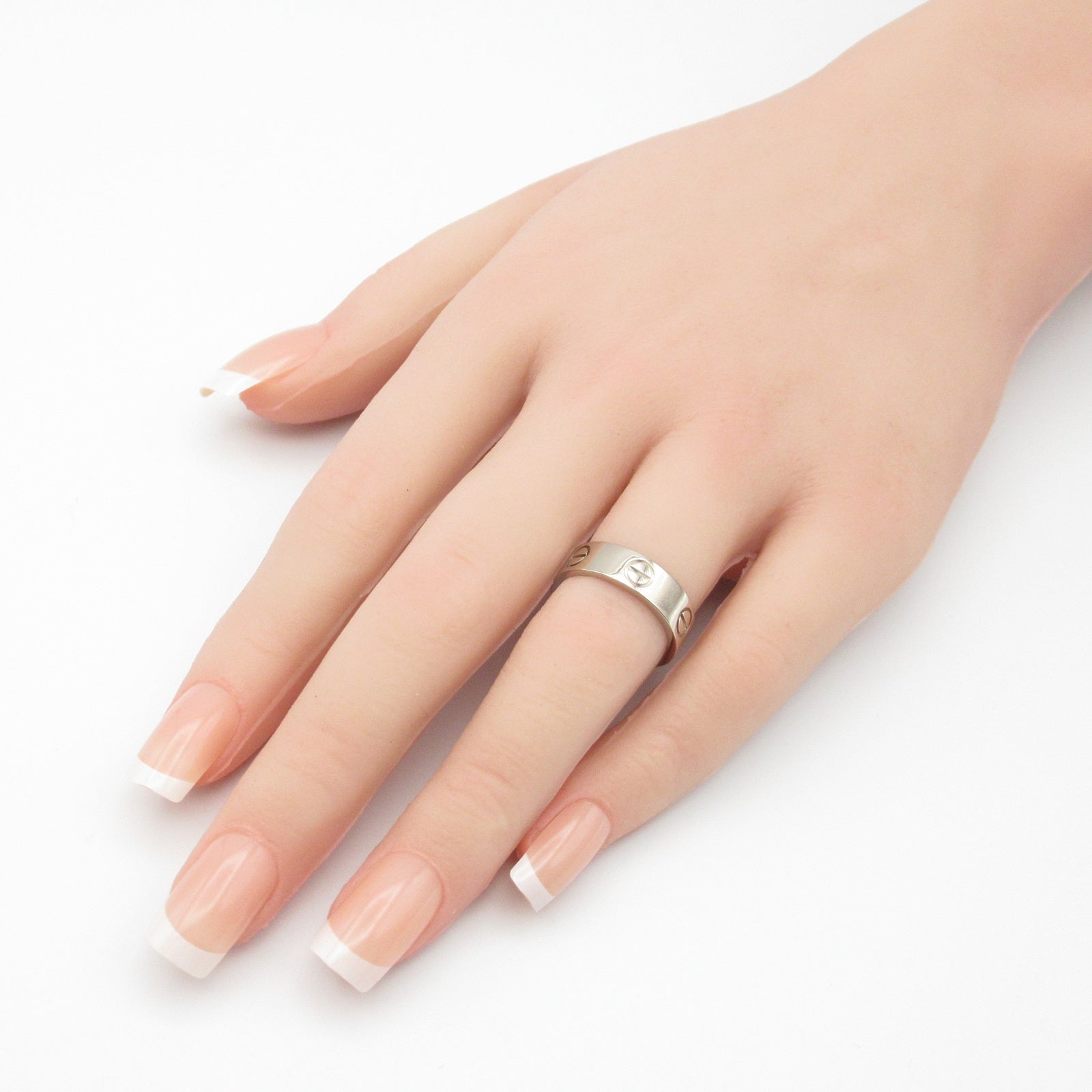 ラブリング リング 指輪 K18WG（ホワイトゴールド） シルバー