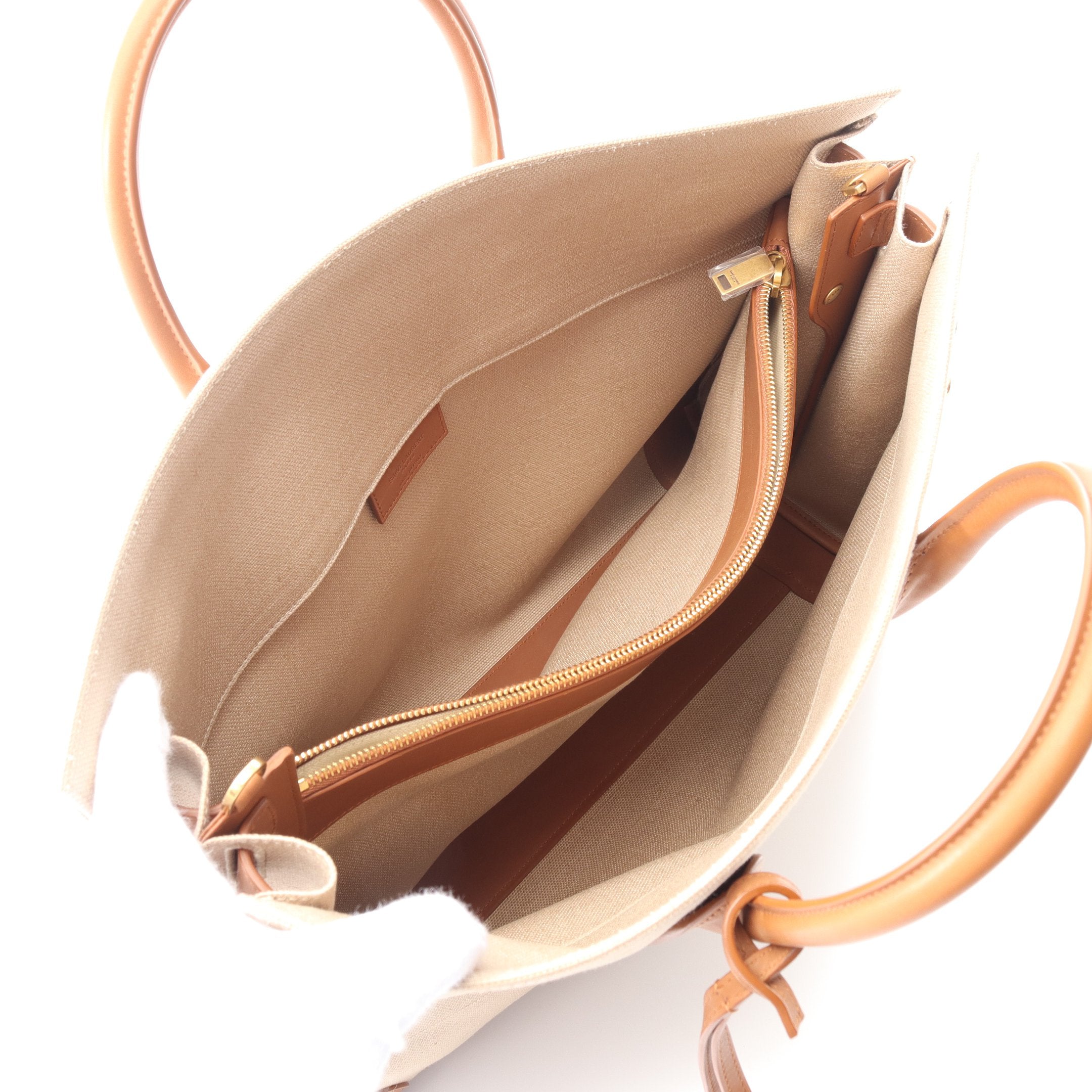 サックドジュール シン ラージ ハンドバッグ トートバッグ キャンバス