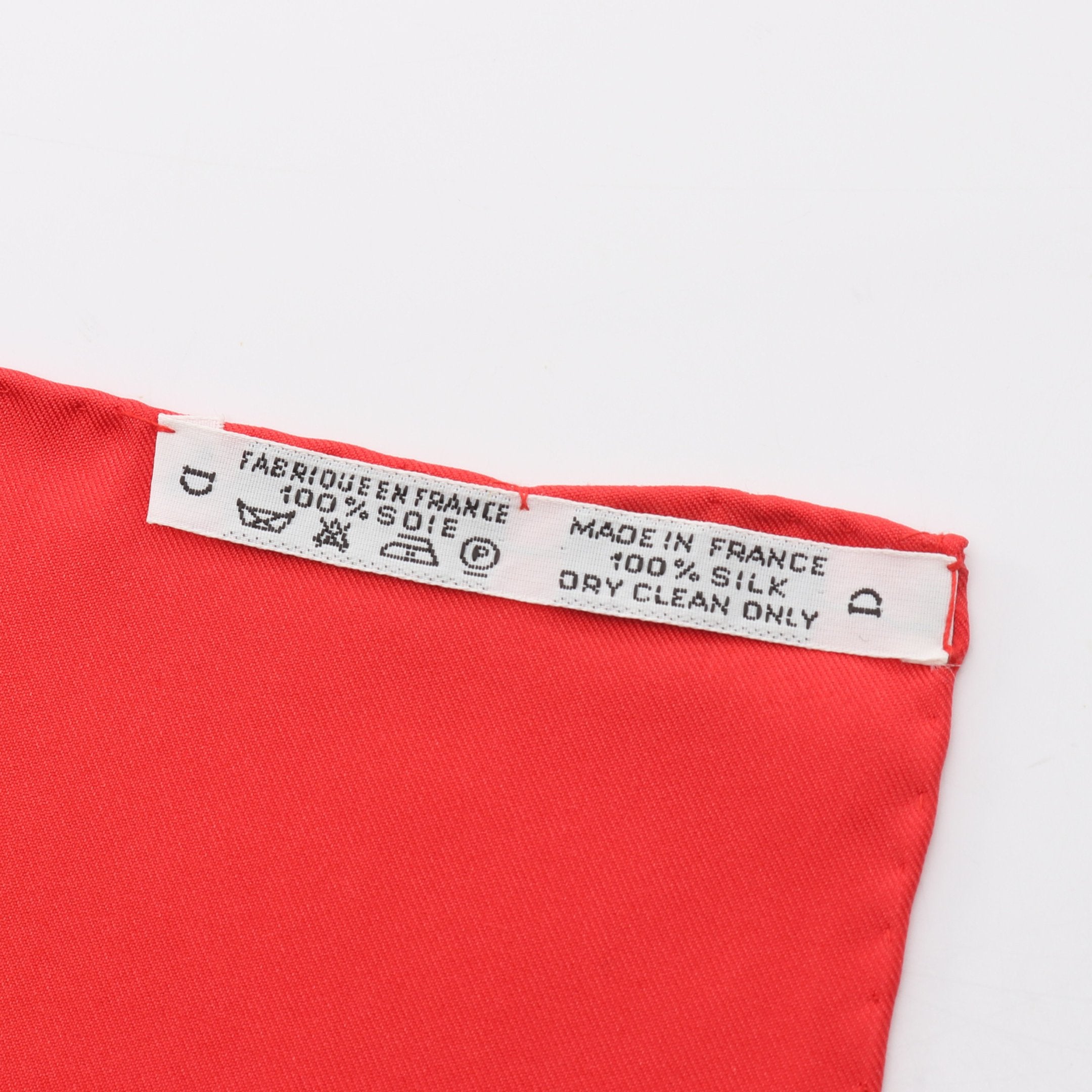 カレ90 Au FIL de la SOIE スカーフ シルク レッド マルチカラー