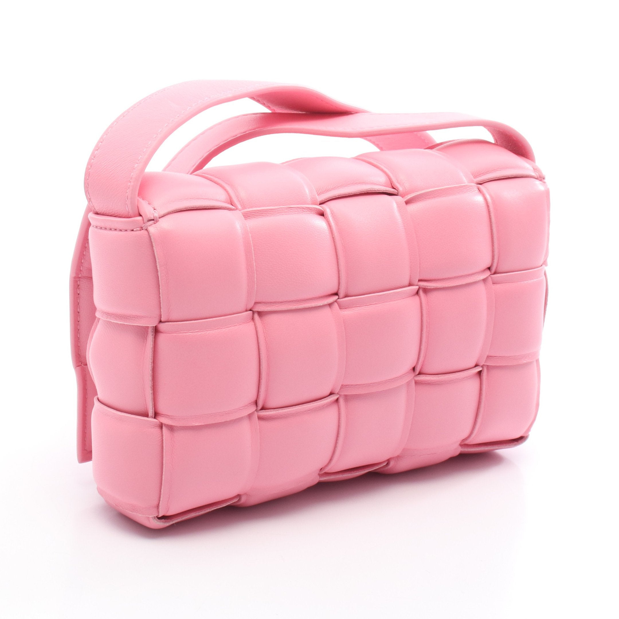 未使用 BOTTEGA VENETA バタフライ ピンク バッグチャーム 未使用