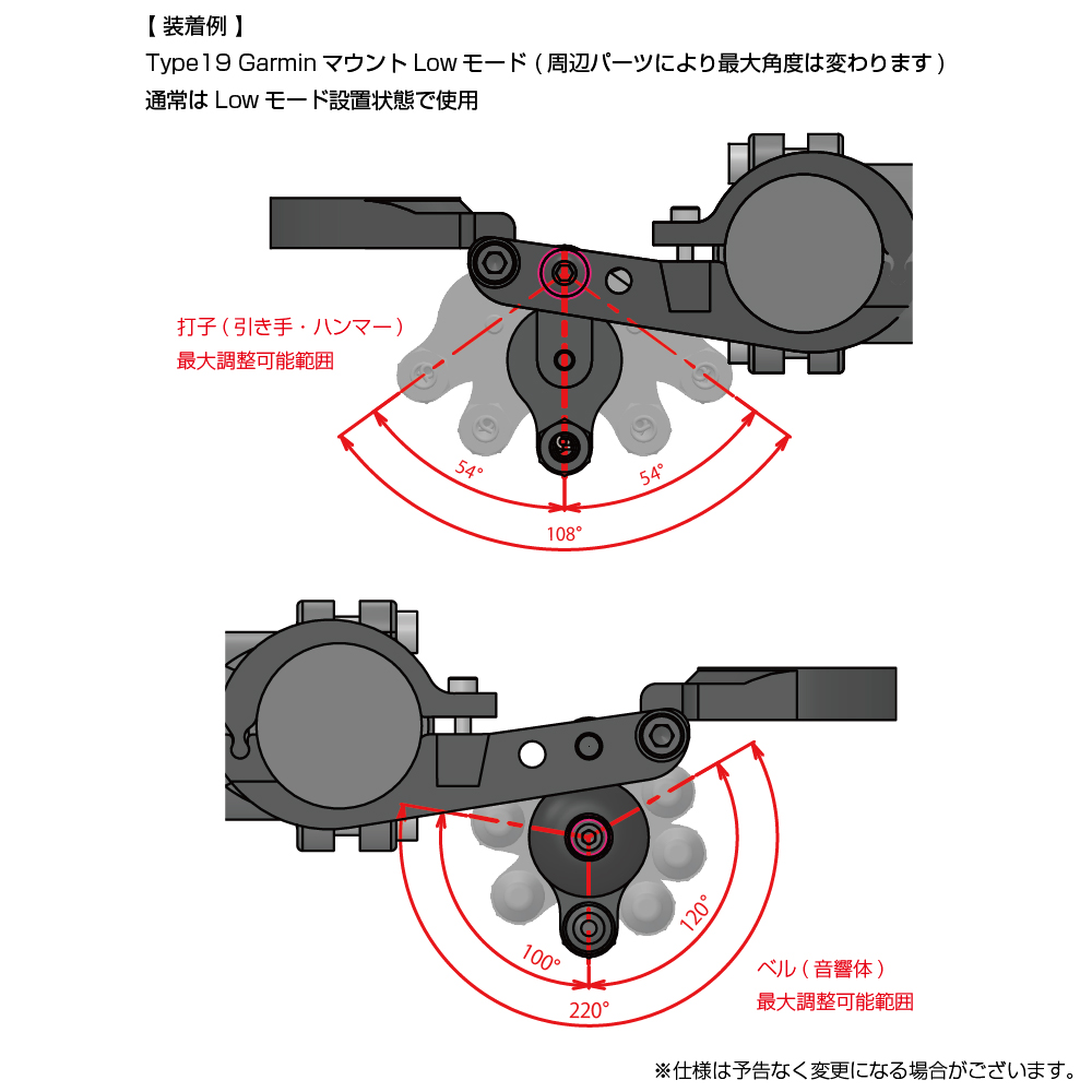 レックマウントプラス-両持ちナロー用 ベルキット 【Bell-Narrow
