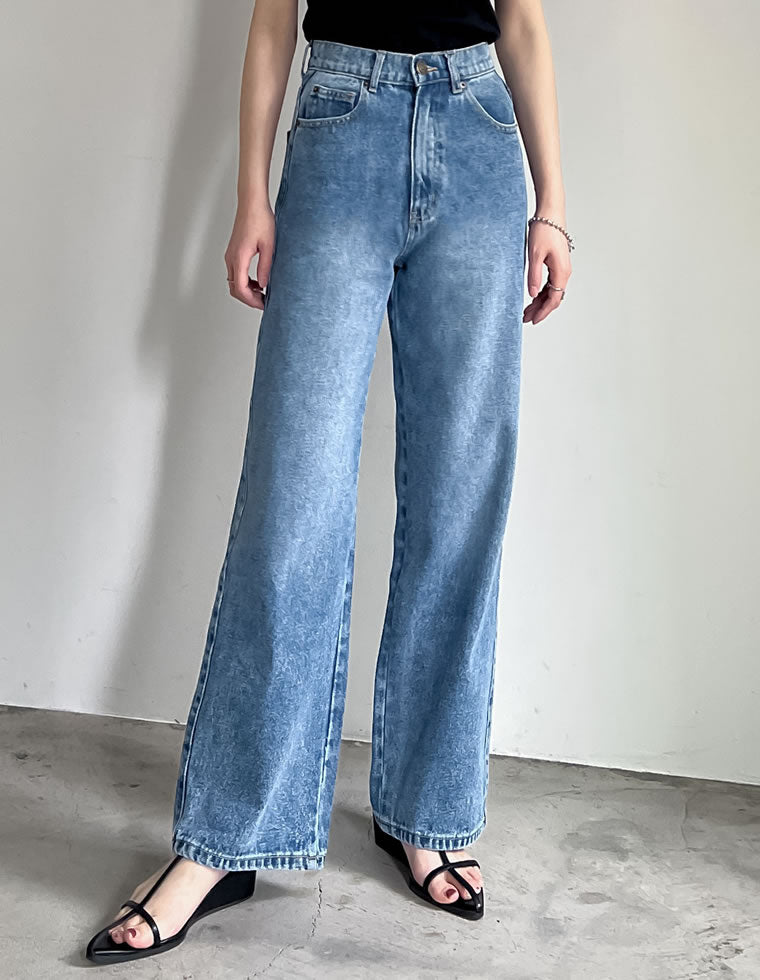 コットンデニムバギーパンツ - パンツ通販 | 人気レディース