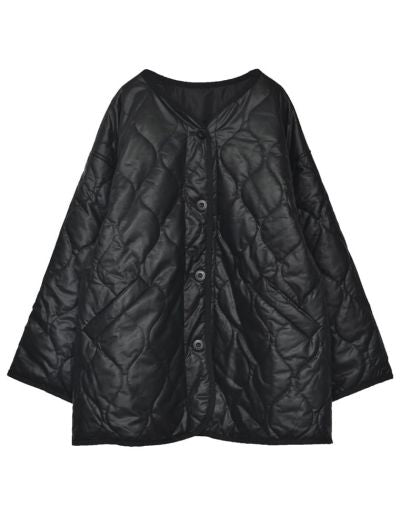 フェイクレザーキルティングジャケット - ジャケット/アウター通販