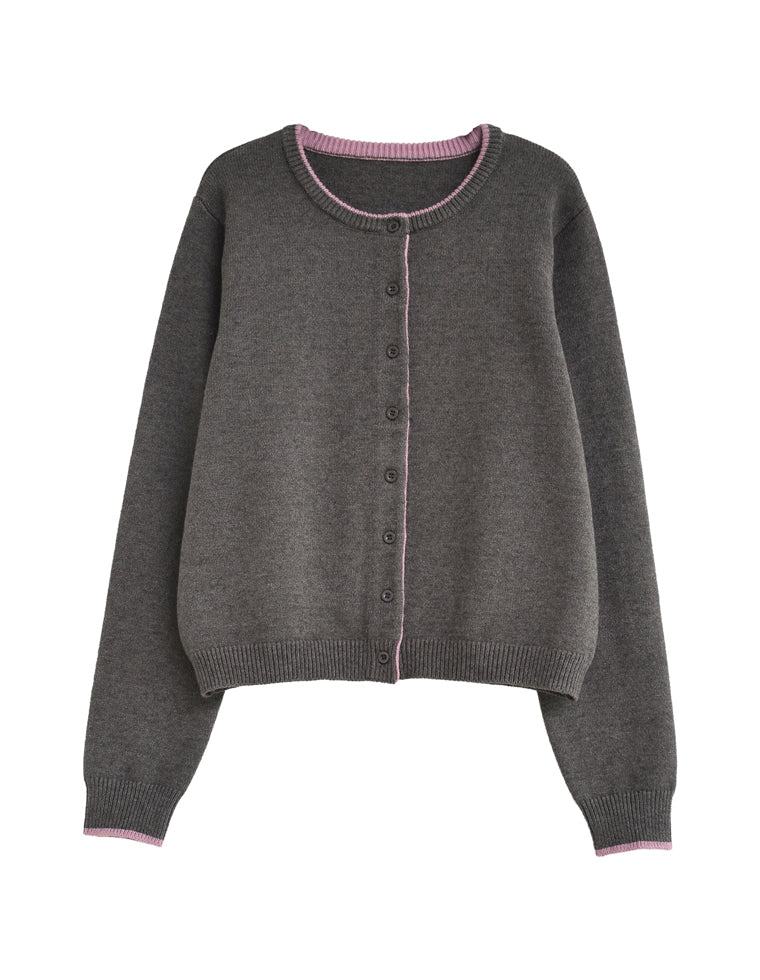 配色アルパカタッチニットカーディガン - トップス通販 | 人気