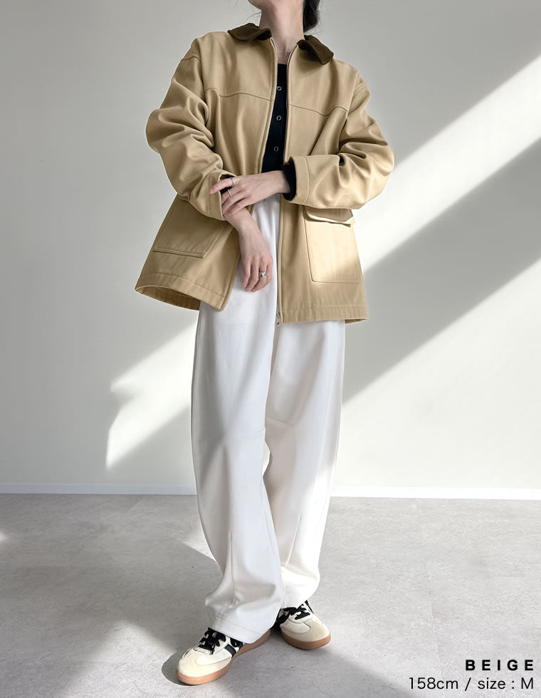 コーデュロイカラーカバーオールジャケット - ジャケット/アウター通販