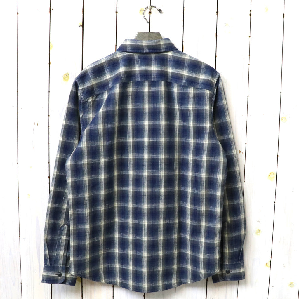 Double RL : CHECKED WOVEN WORK SHIRT (BLUE) – Reggieshop