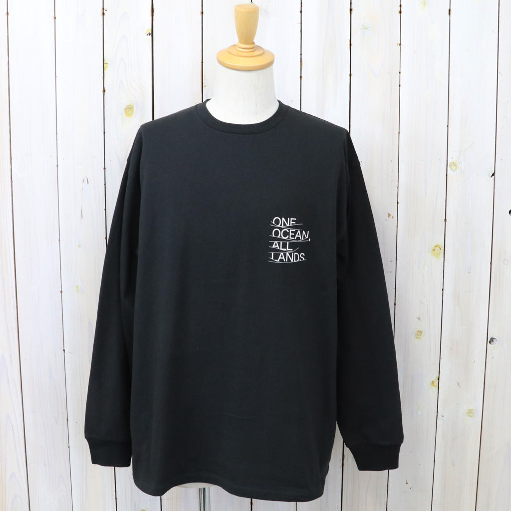 nanamica (ナナミカ) : OOAL Graphic L/S Tee (Charcoal) – Reggieshop