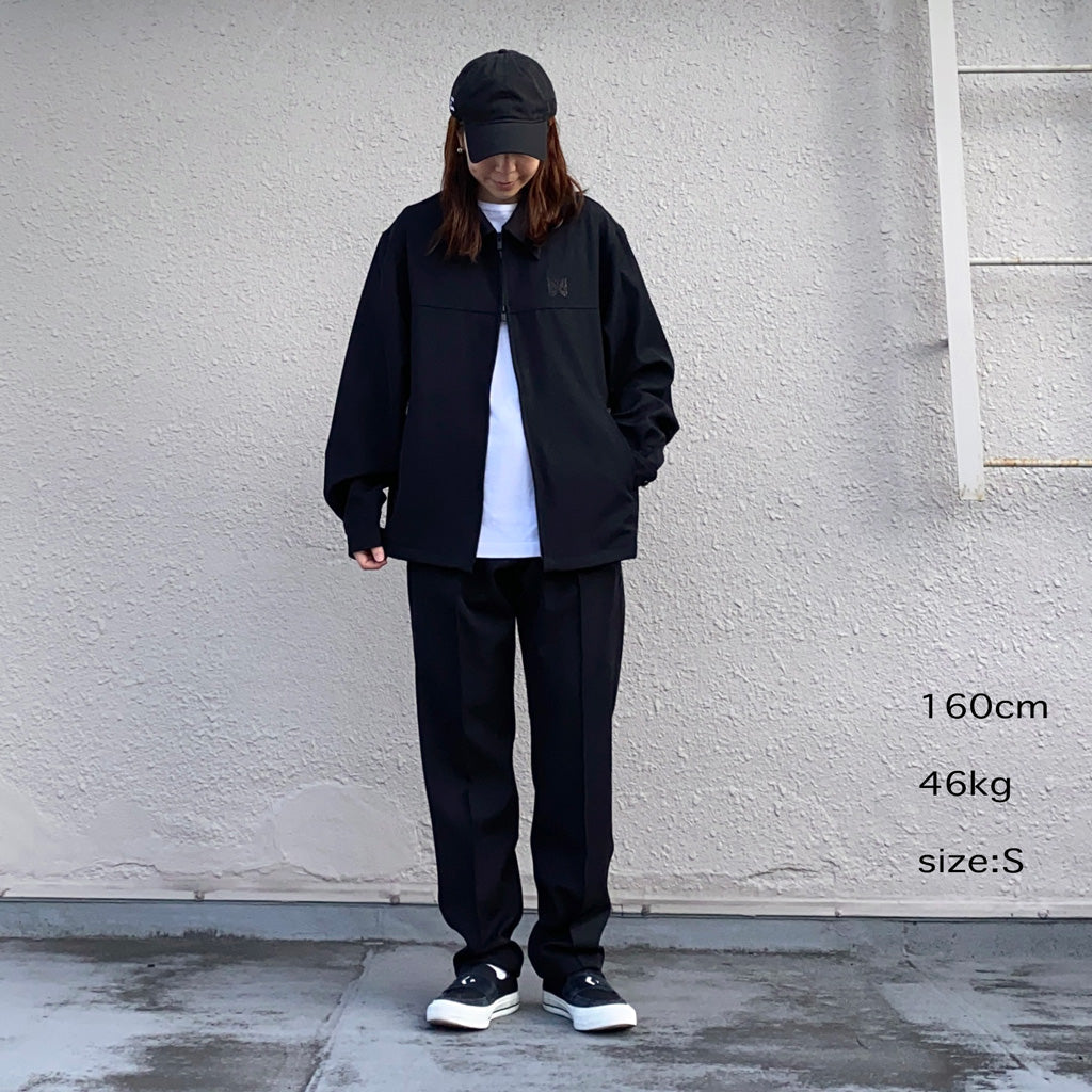 Needles『Sport Jacket-PE/R/PU Cavalry Twill』(Black) – Reggieshop