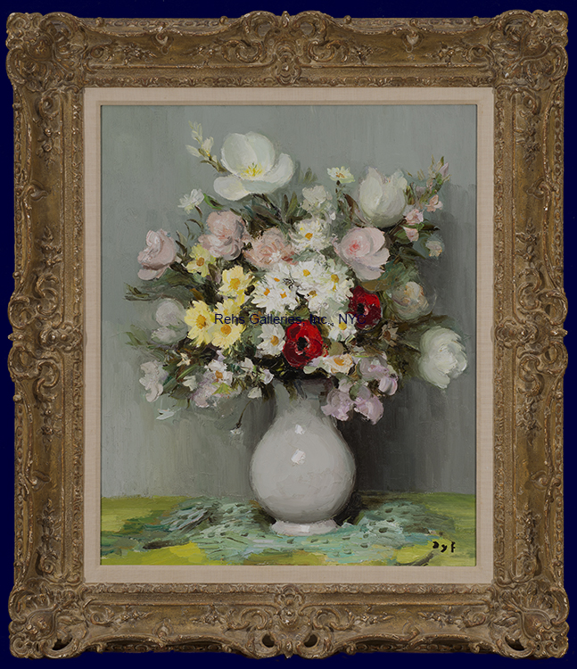Flowers in a Vase - Marcel Dyf - Rehs Galleries