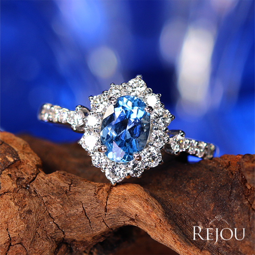 第394回抽選販売＞サンタマリアアクアマリン 約0.8ct ダイヤモンド 0.5