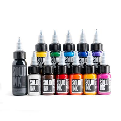 Solid Ink : Travel Set(s) - Half Ounce (1/2 oz), Choose 12 Bottle