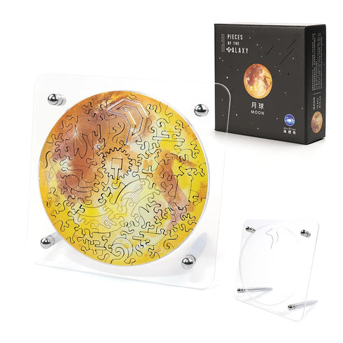 6月入庫分予約】宇宙の破片 MOON 月と専用フレームセット – ご褒美パズル