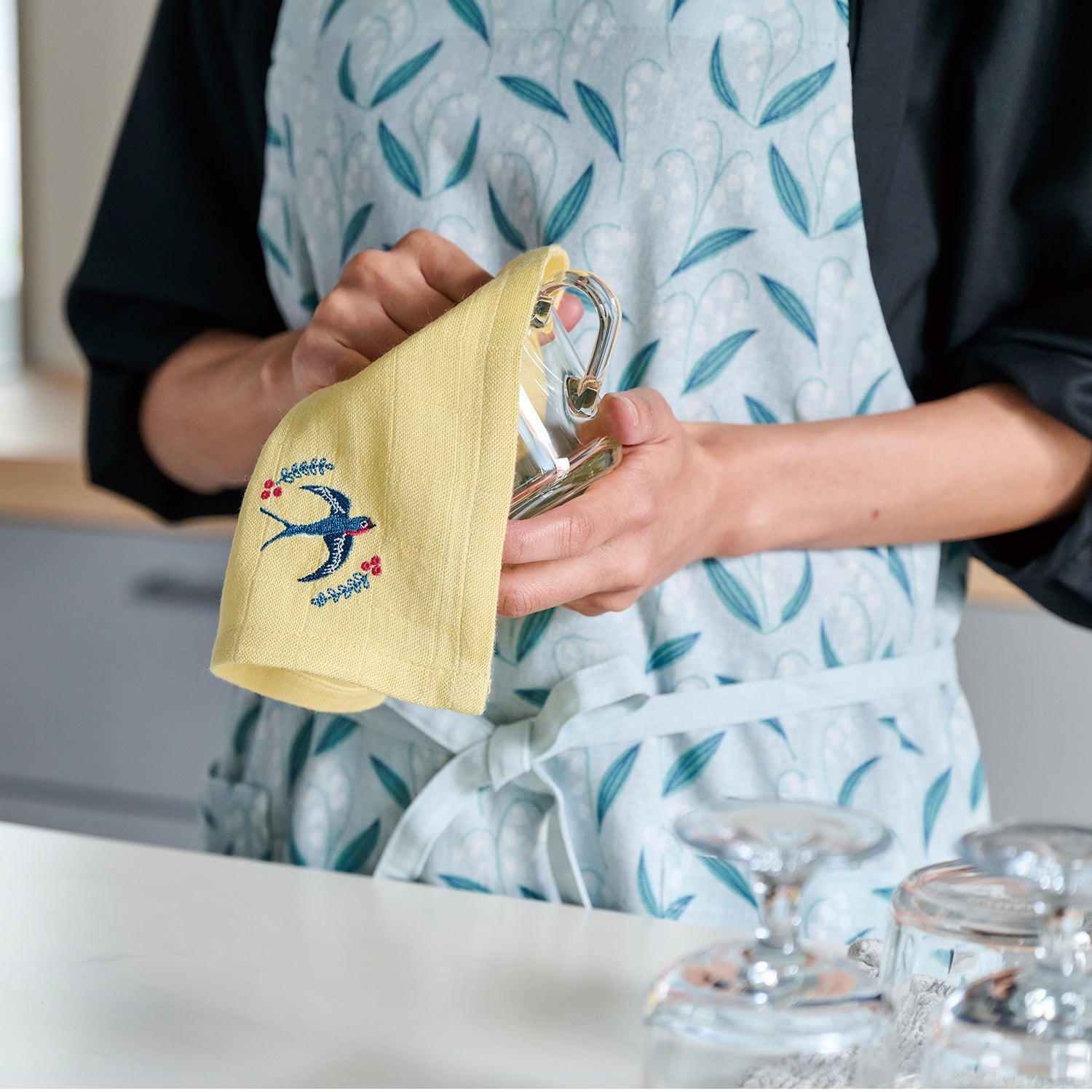 ごあいさつクロス 気球 グリーン【2025年SS新作】 – レップ公式