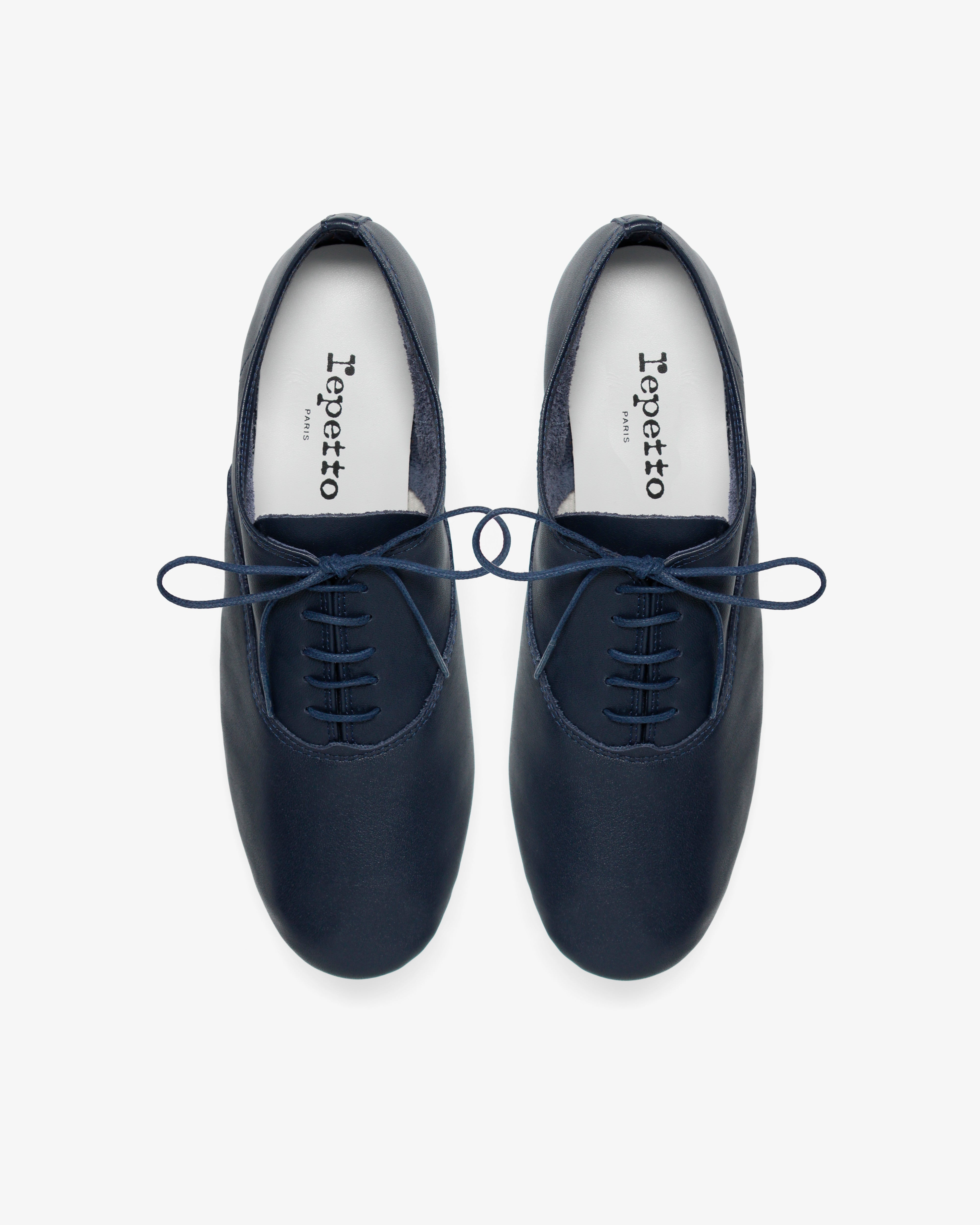 Zizi Oxfords Nappa Calfskin Classic Blue | Repetto