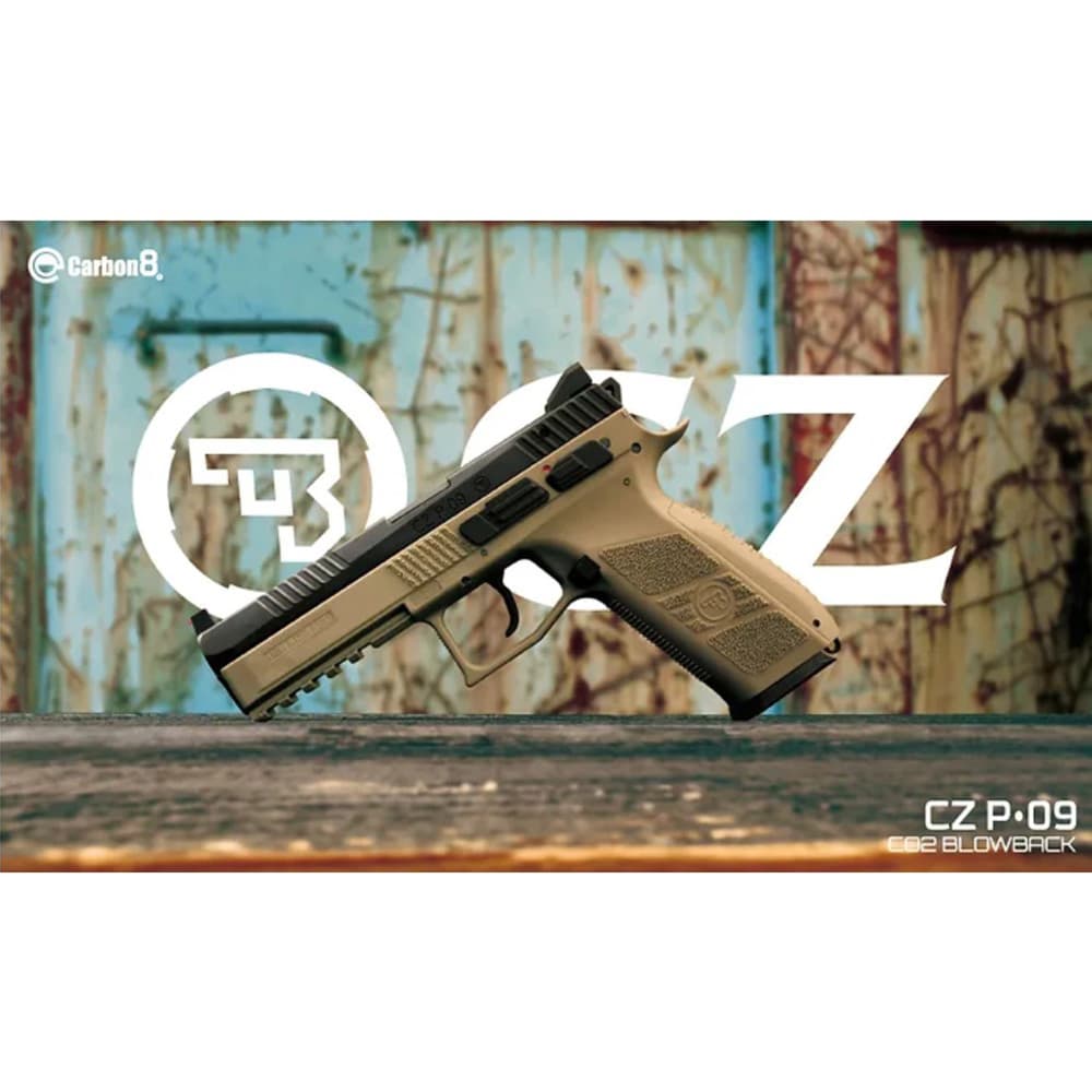 Carbon8 CO2ガスブローバック CZ P09 公式ライセンス | ミリタリー