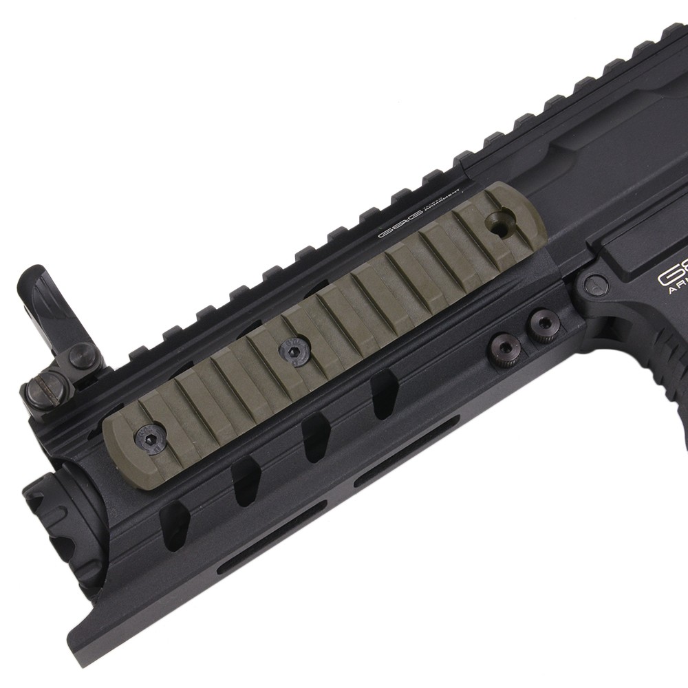 DLG TACTICAL レールパーツ M-LOK対応 ポリマーレールセクション