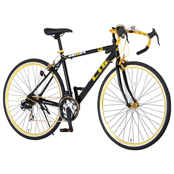 直送 代引き不可】オオトモ ロードバイク LIG UNIWAY 700C ブラック