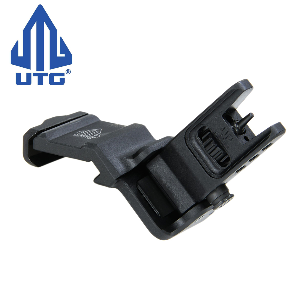 LEAPERS UTG フリップアップ フロントサイト 45度オフセット AR15用 MT