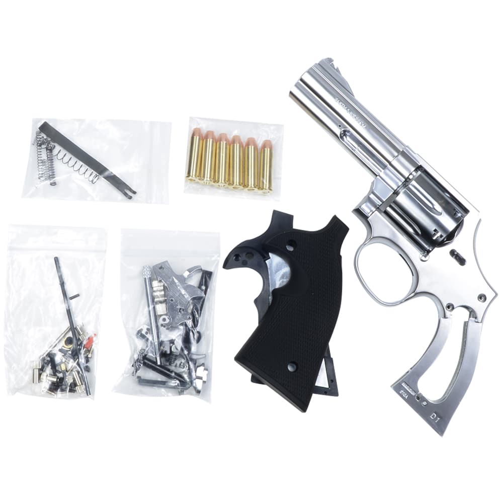 マルシン 発火式モデルガン S&W M686 4インチ 組み立てキット シルバー
