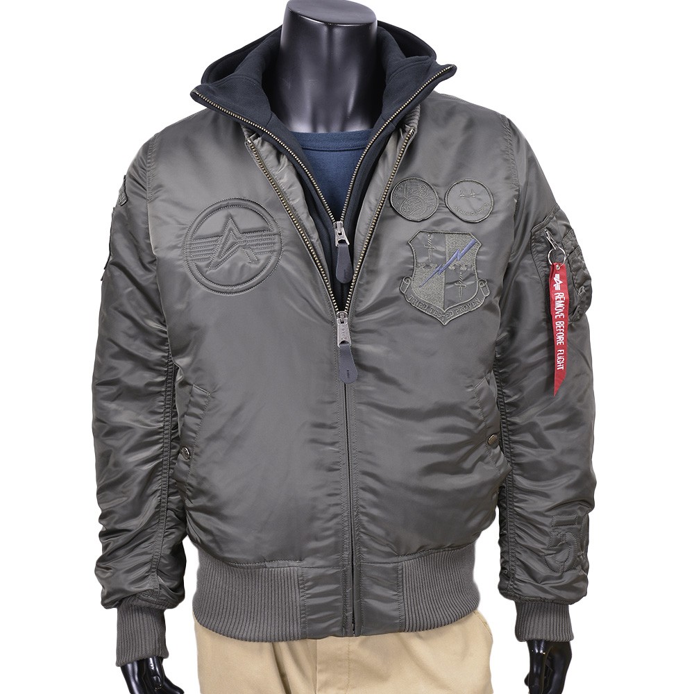 ALPHA MA-1 フライトジャケット D-TEC RP.グレー | ミリタリーショップ