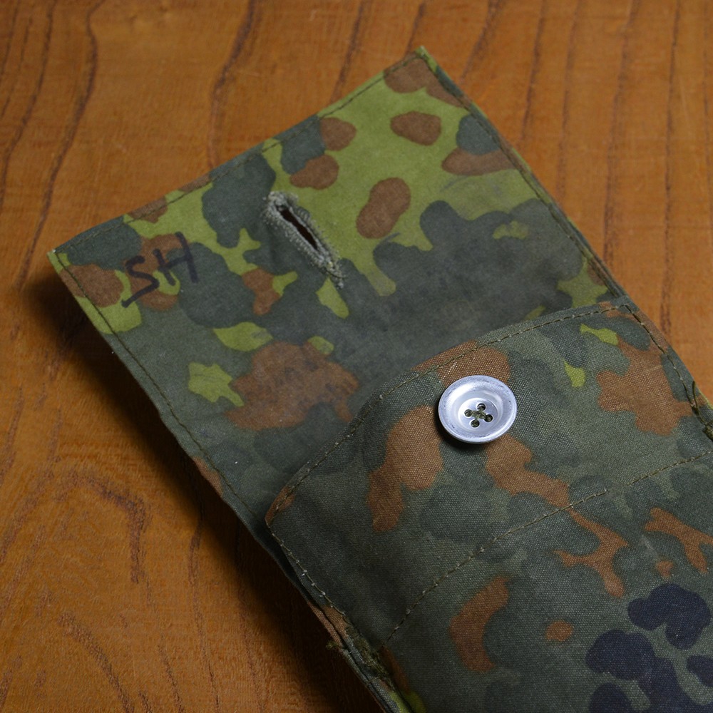 ドイツ軍放出品 テント用ポール&ペグ収納袋 フレクター迷彩