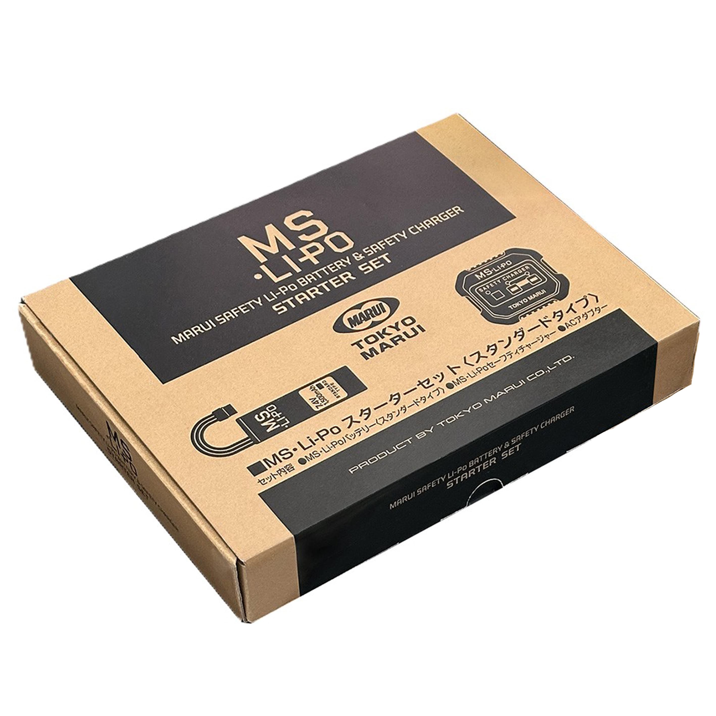 東京マルイ 充電器/バッテリー MS-Li-Po スターターセット 7.4V