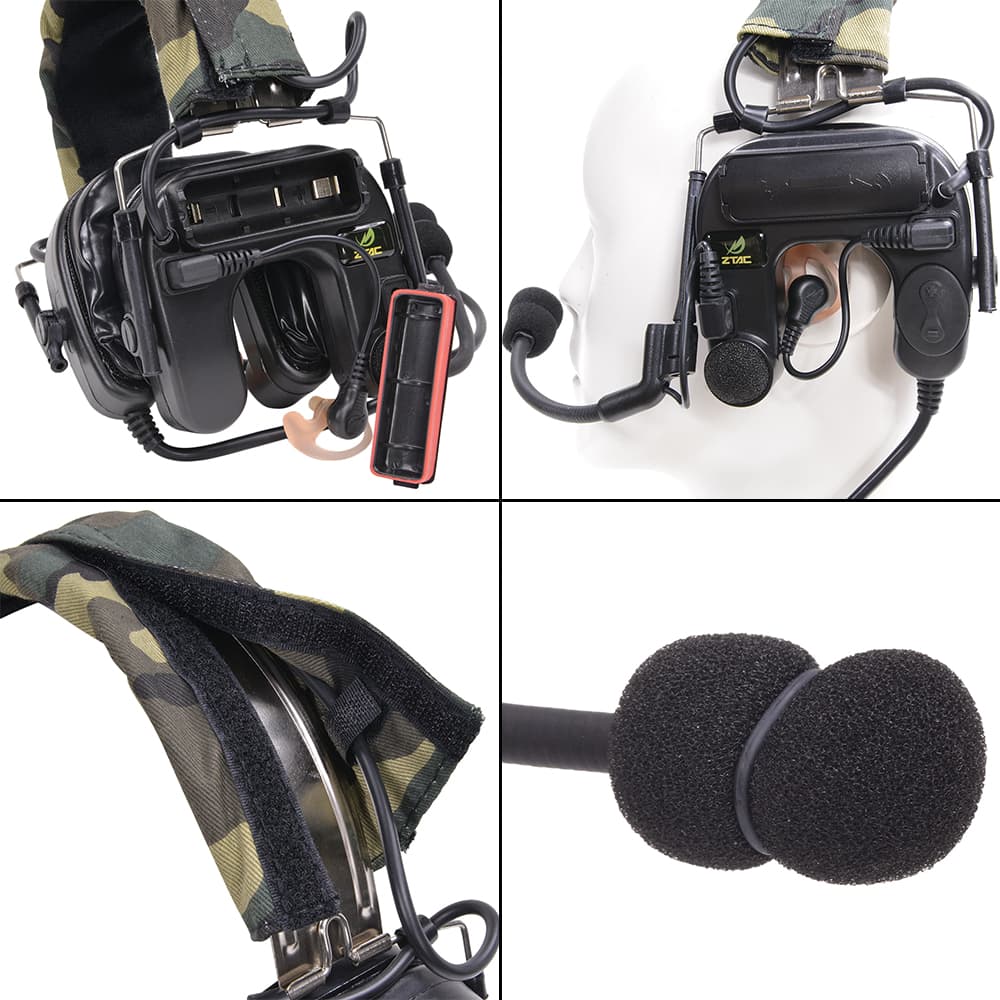 Z-Tactical タクティカルヘッドセット Z038 COMTAC IV モデル