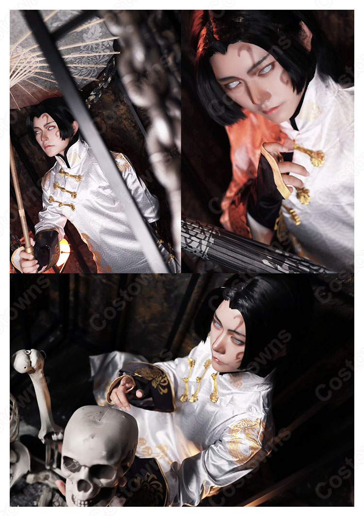 白黒無常 謝必安(白無常) 残花の涙 コスプレ衣装の通販 IdentityⅤ（第