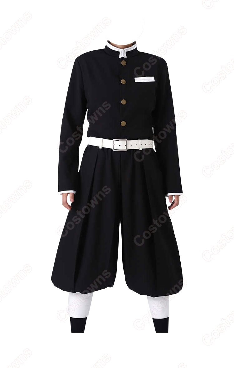 鬼滅の刃 水柱 冨岡義勇 コスプレ衣装 隊服 刺繍 - Costowns