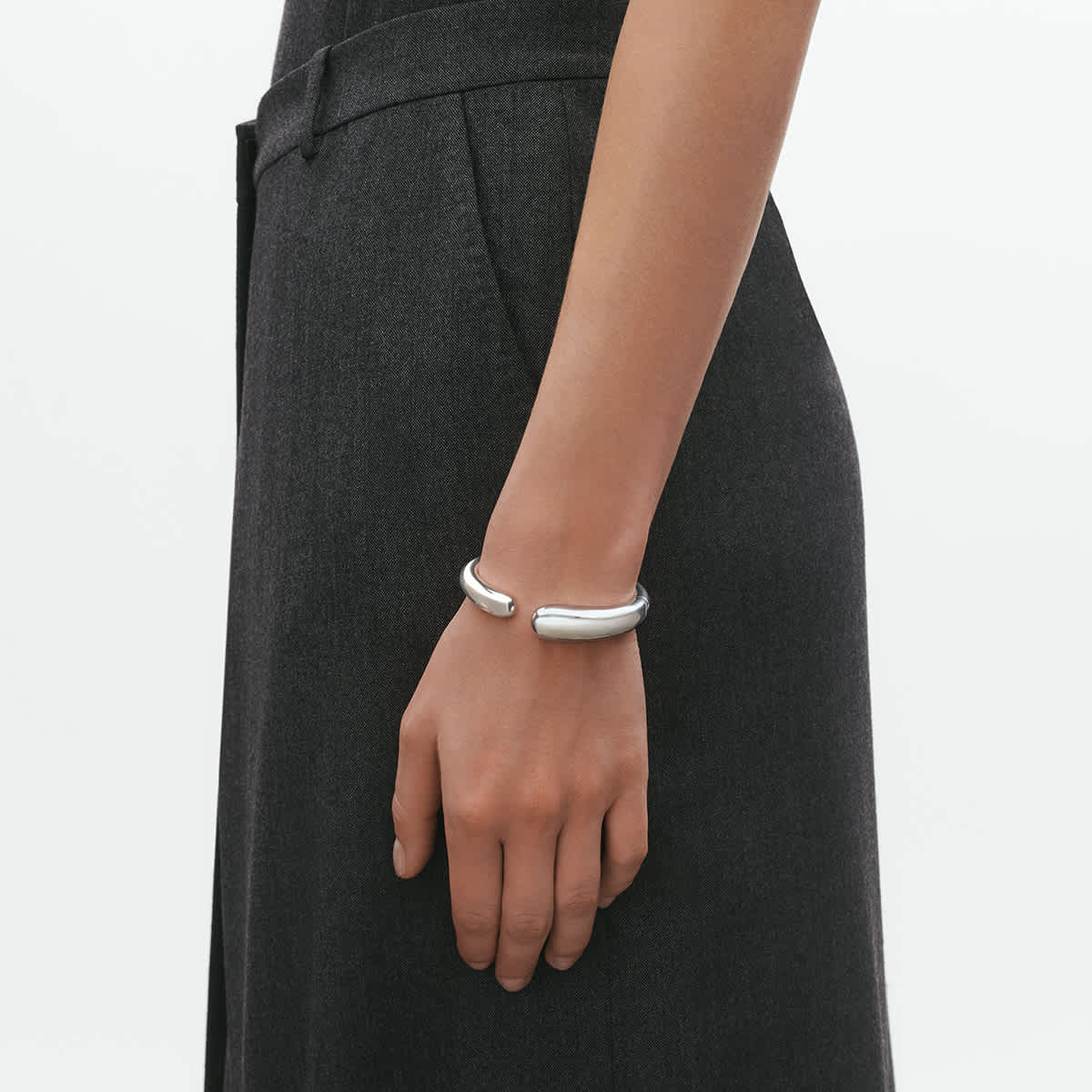 MERCY hinged sterling silver bracelet bangle | Georg Jensen