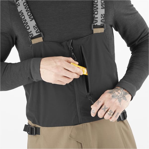 SALOMON ABSOLUTE BIB SHITAKE - Ski trousers