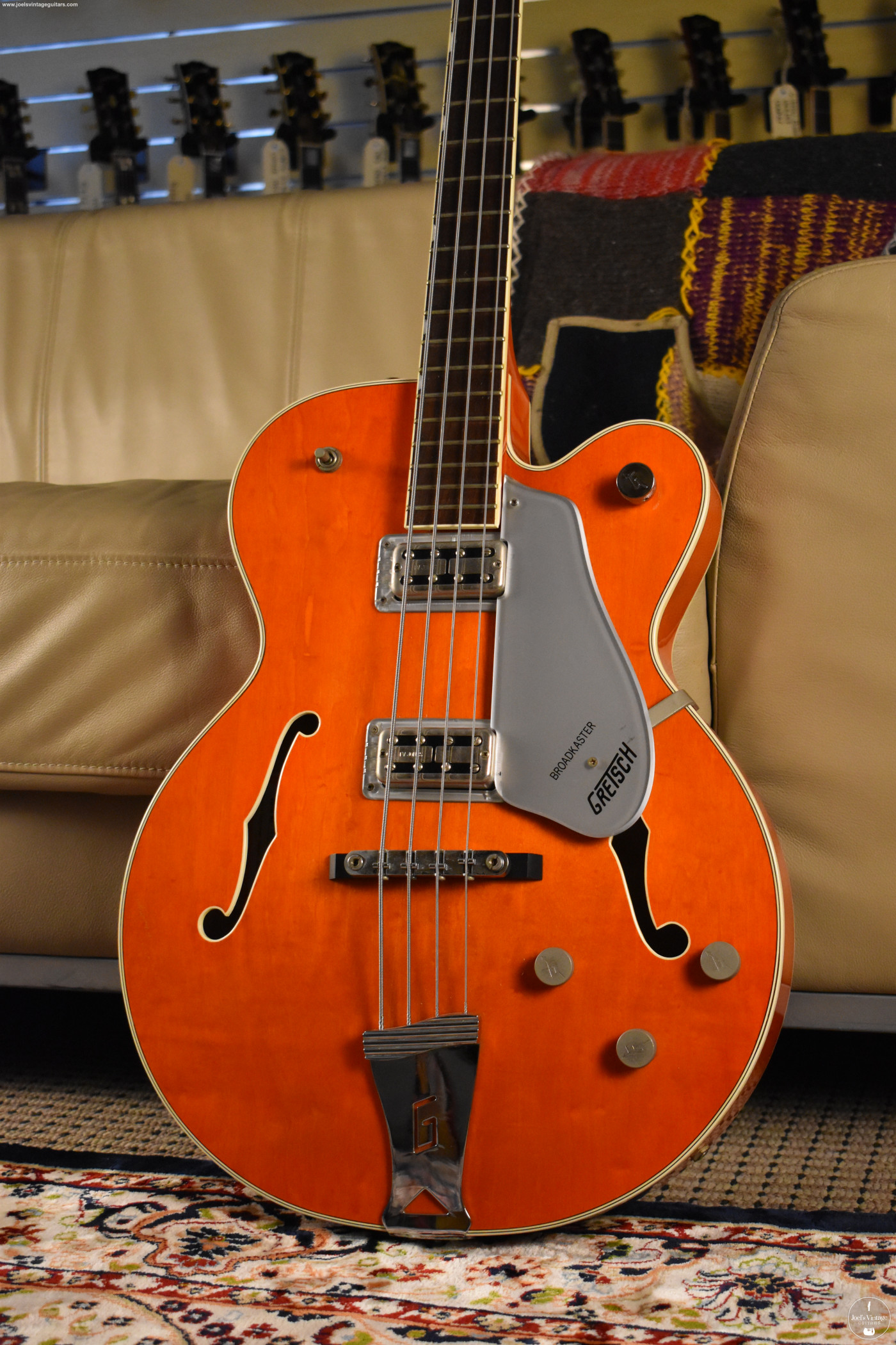 GRETSCH 廃盤 G6119B セミアコースティックエレキベース オレンジ