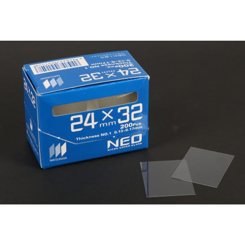 TGK - 東京硝子器械 TryWinZ / カバーグラス#1 24×32C 200枚 C024321