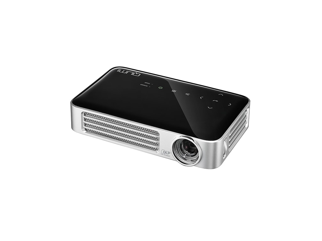 Vivitek Q6-BK LED Wi-Fi Pocket Projector - WXGA, 800 Lumens, Black