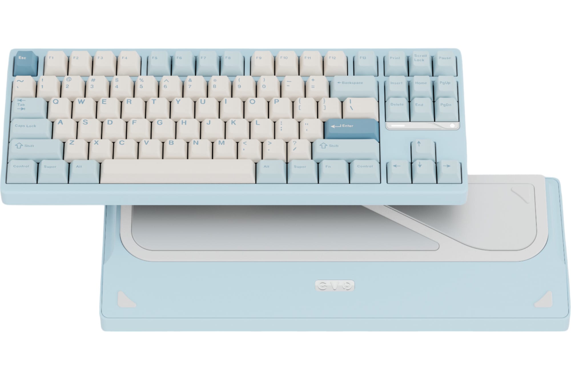 キーボード TickType Evoworks Evo80 Azure+FR4 Evo80 Keyboard