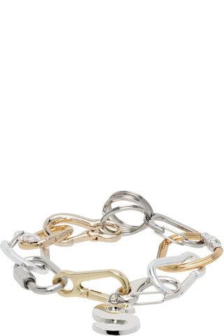 sacaiのカラビナ チェーンブレスレットがセール中