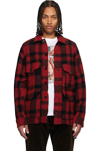 Junya Watanabeのレッド＆ブラック Filson チェック ジャケットがセール中