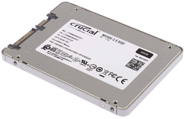 SSD-CT500MX500SSD1 Crucial | Crucial MX500 63.5 mm 500 GB Internal