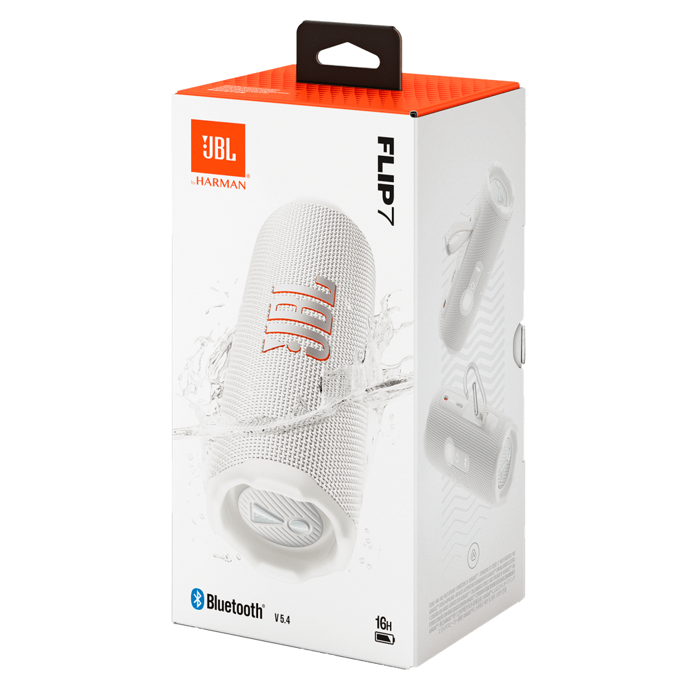 Wholesale Jbl - Flip 7 Waterproof Bluetooth Speaker - White